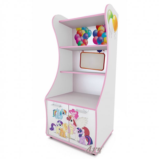 Фото Стеллаж «Little Pony» белый
